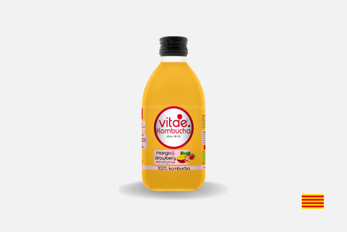 VITAE KOMBUCHA MANGO Y FRESA 250 ML image